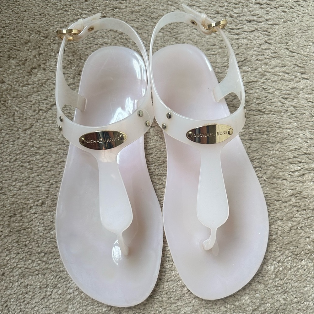 Michael Kors Jelly Light Pink Sandals